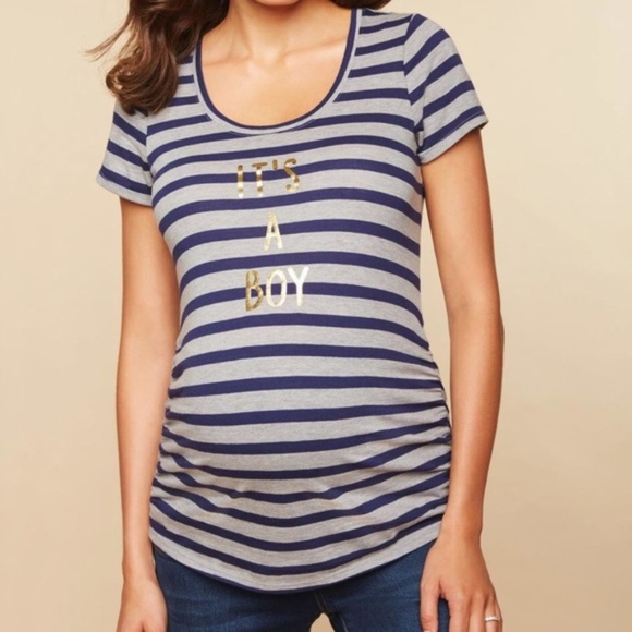 Motherhood Maternity Tops - Motherhood Maternity It’s a Boy!👦🏼 Shirt Size XL